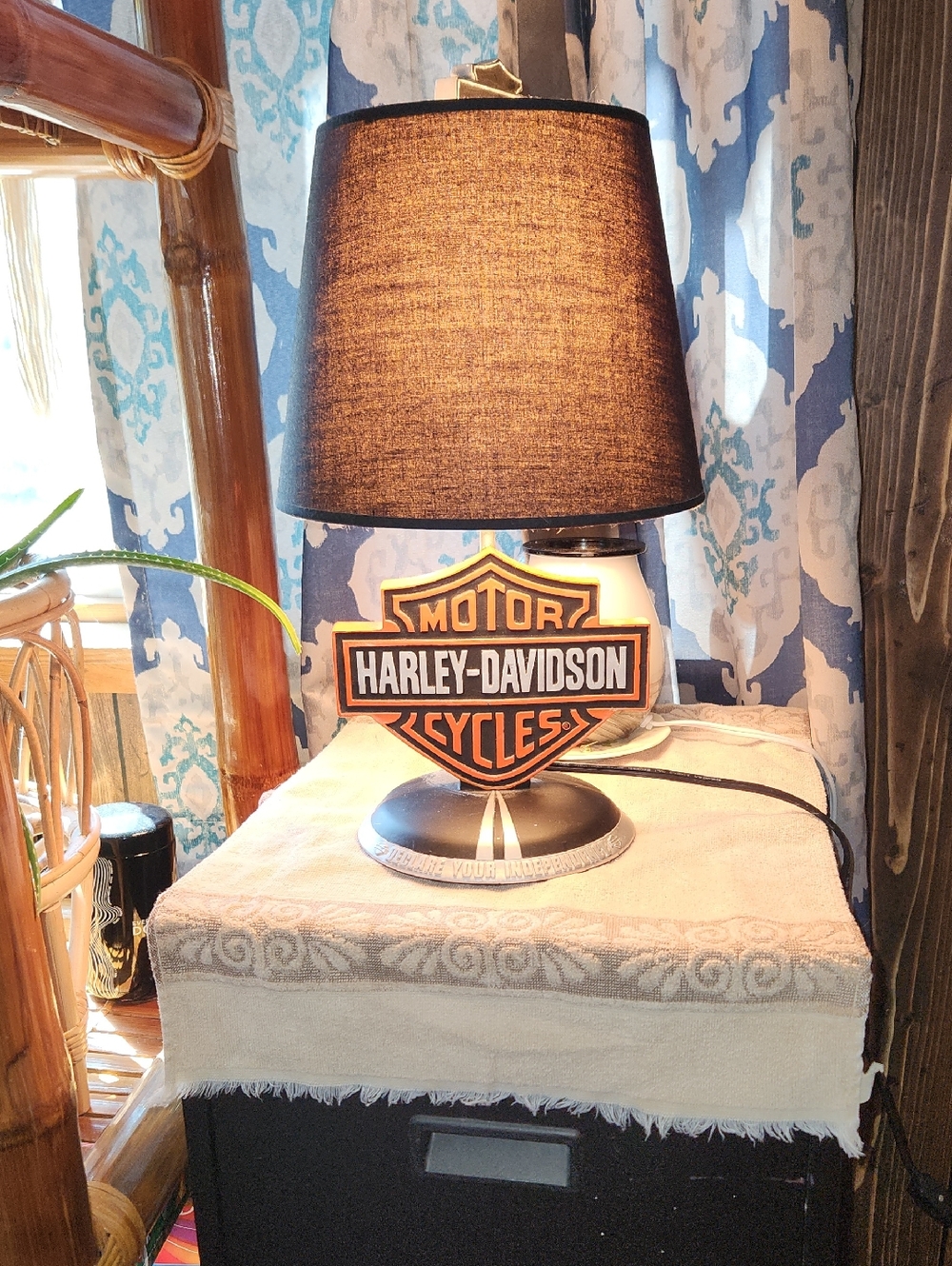 Harley Davidson Desk Lamp With Shade